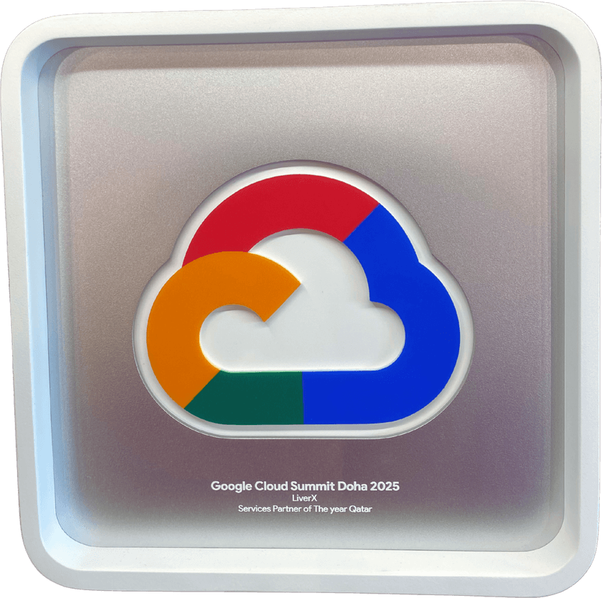 LiverX — Google Cloud Summit Doha 2025, Services Partner of the Year award